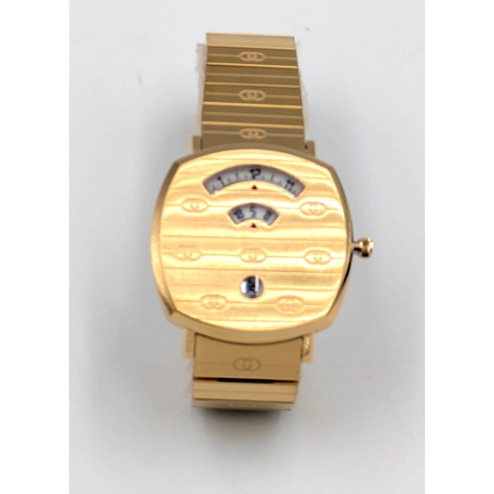 Gucci Grip Quartz Stainless Steel Watch Yellow Gold 38mm YA157409
unisex - Picture 5 of 15
